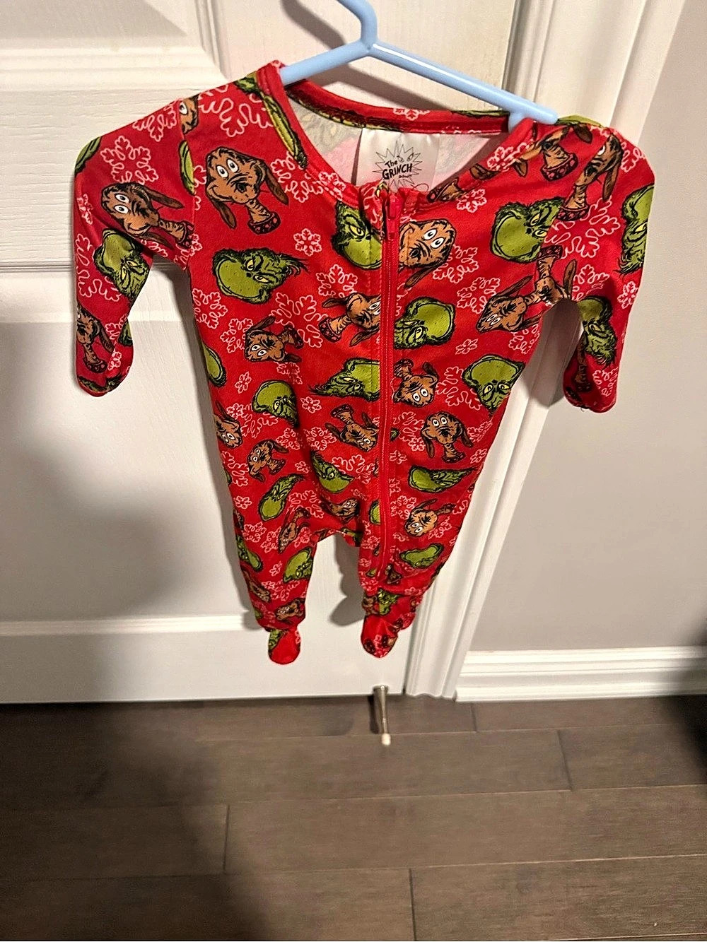 The Grinch Footie Pajamas Baby 0/3M